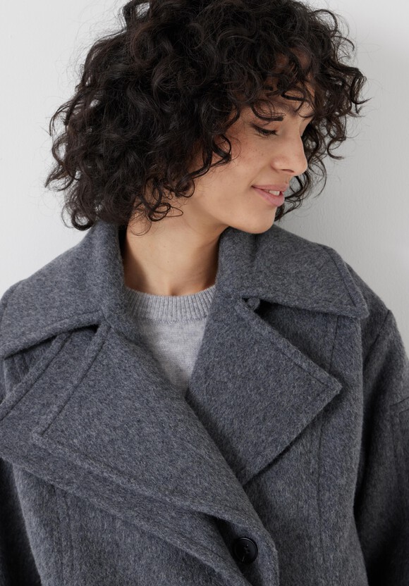 Pure Wool Double Lapel Jacket