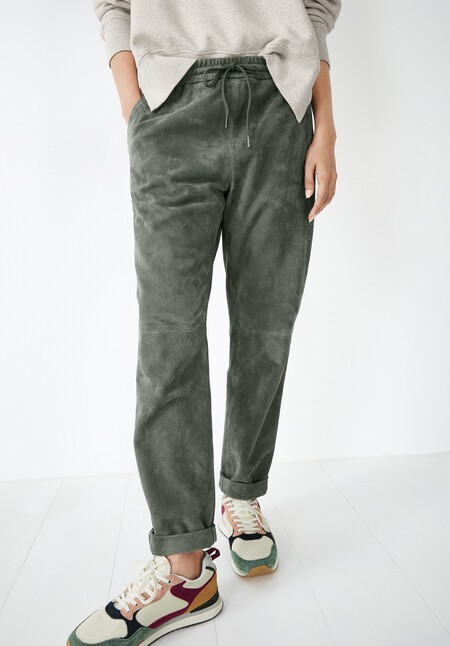 Elysia Suede Joggers