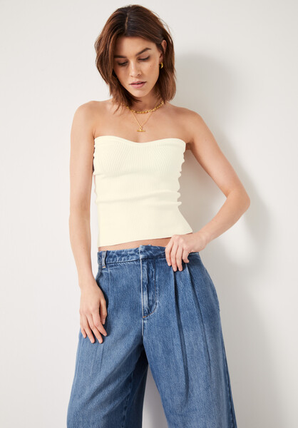 Kyrah Knitted Bandeau Top