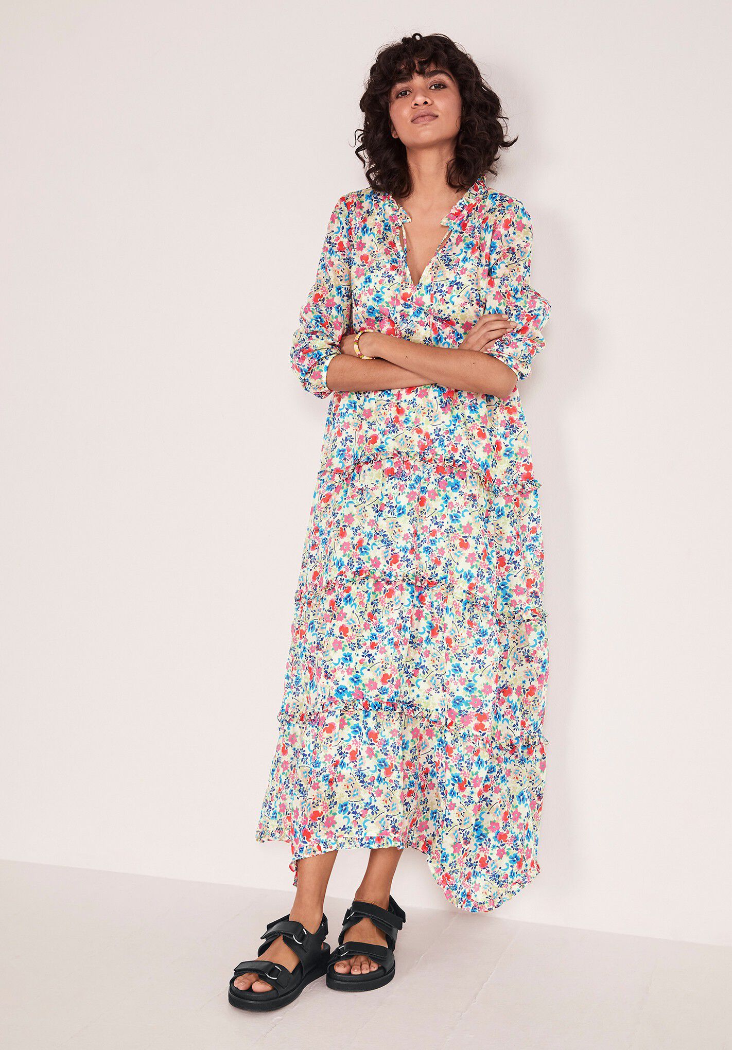 Hilja frill dress