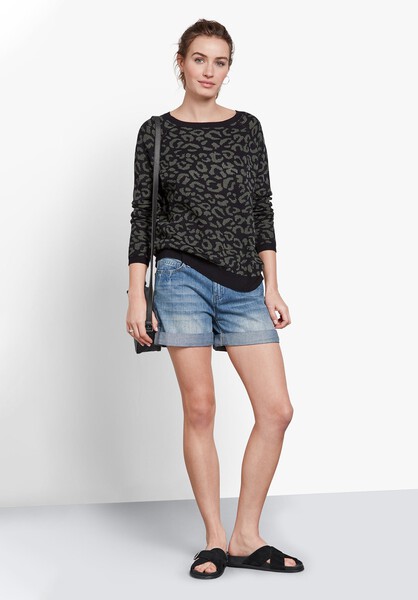 Leopard Jacquard Jumper