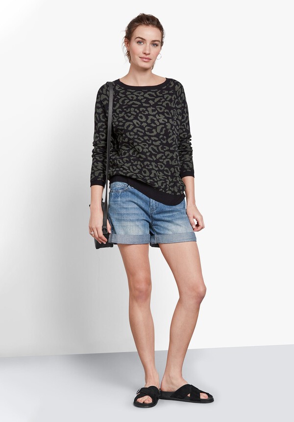 Leopard Jacquard Jumper