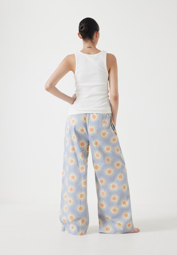 Cotton Sateen Vest Pyjamas Set