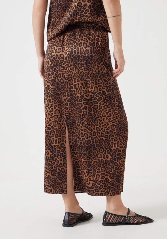 Printed Midi Skirt
