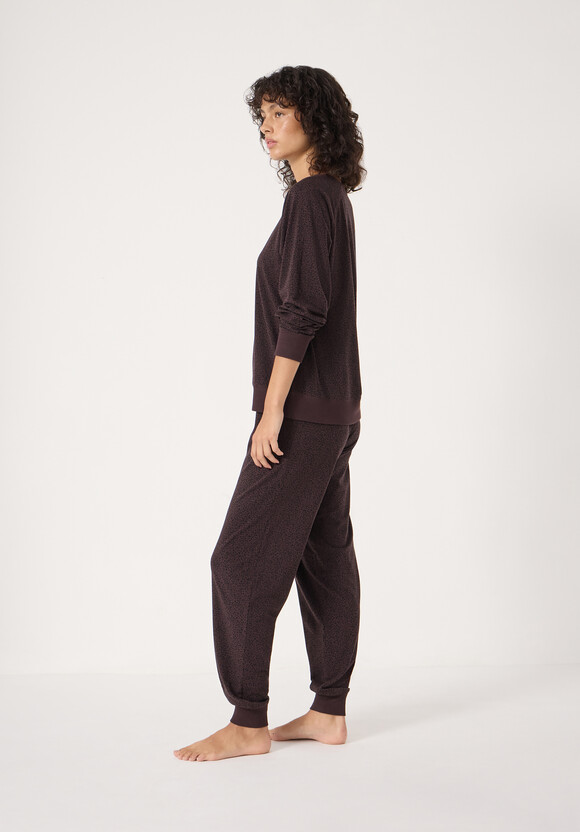 Joelle Jersey Jogger Animal Print Pyjamas