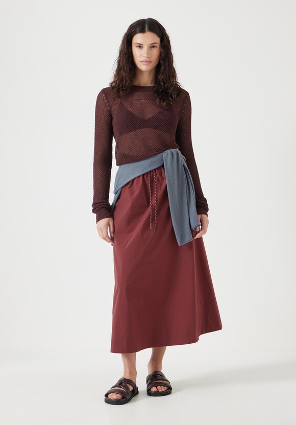 Soft Mesh Knitted Jumper
