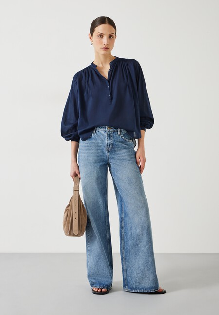 Lhea Oversized Gather Detail Blouse