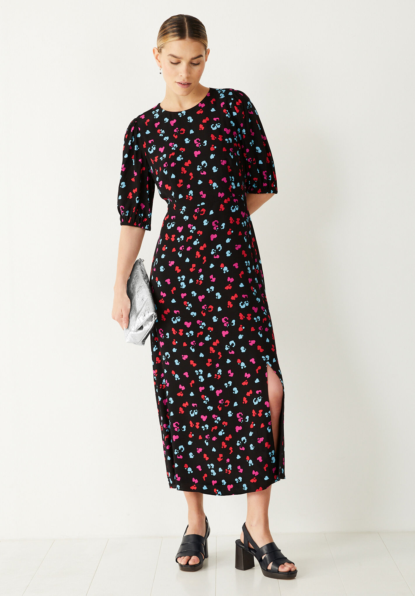 Hush freesia midi dress 2025