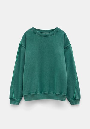 Contrast Stitch Sweatshirt