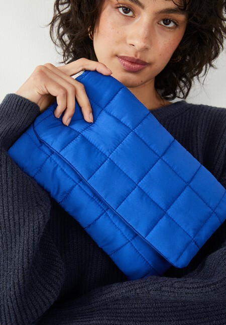 Kelly Quilted Clutch Bag