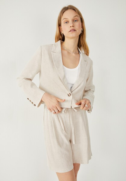 Octavia Linen Blend Blazer