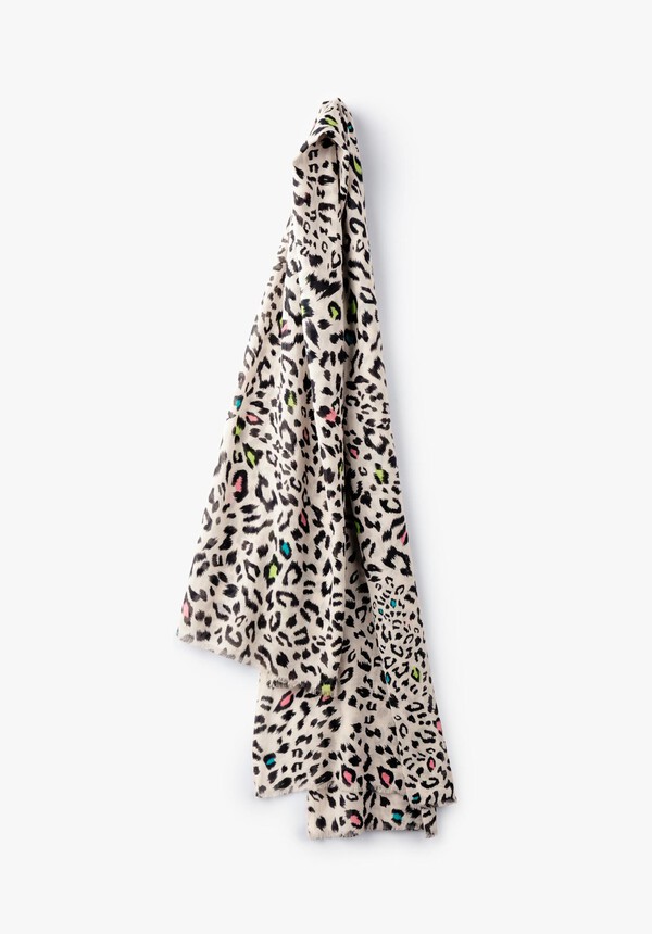 Regan Leopard Scarf