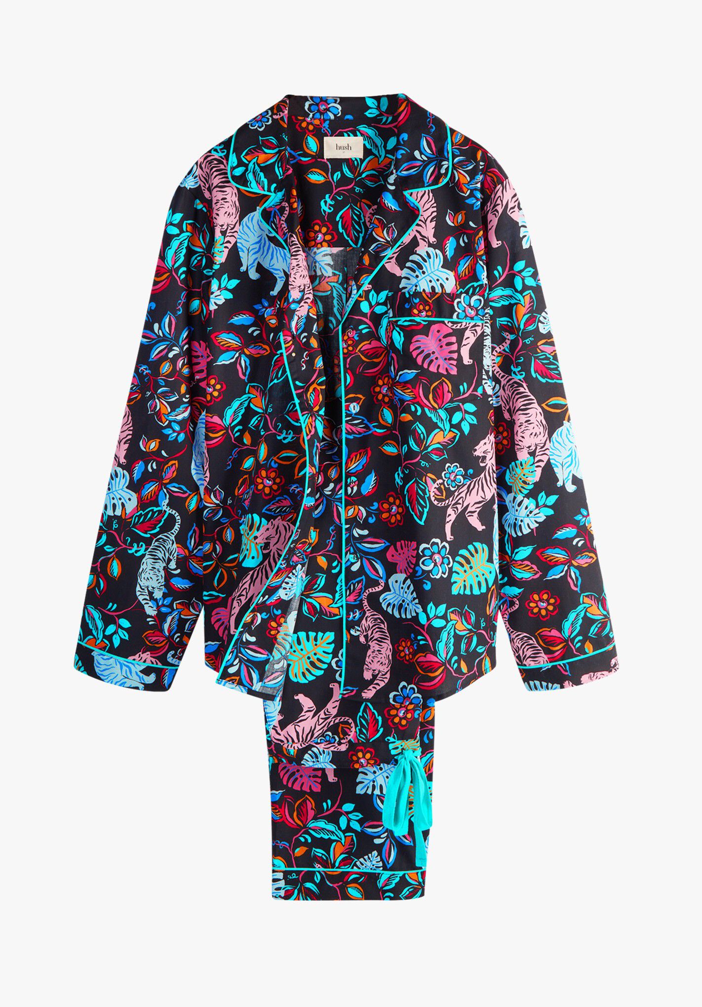 Isla printed cotton pyjamas top