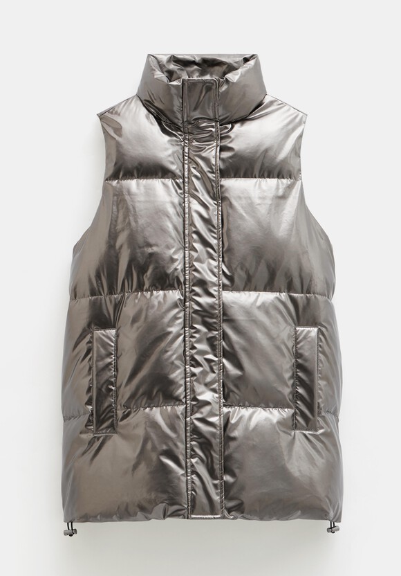 Alice Metallic Puffer Gilet