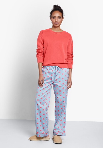 Star Piped Cotton PJ Trousers