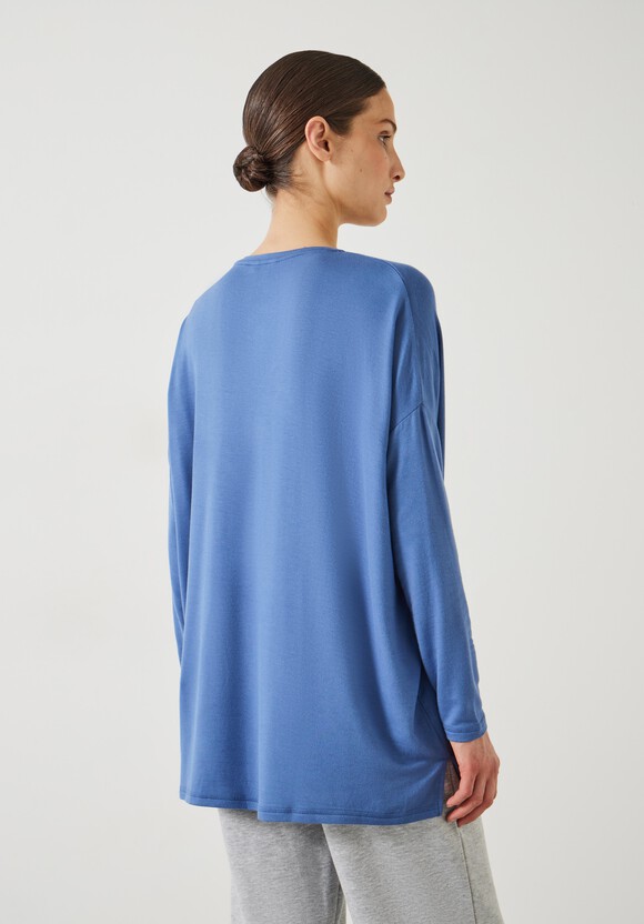 Gillian Wide Jersey V Neck Top