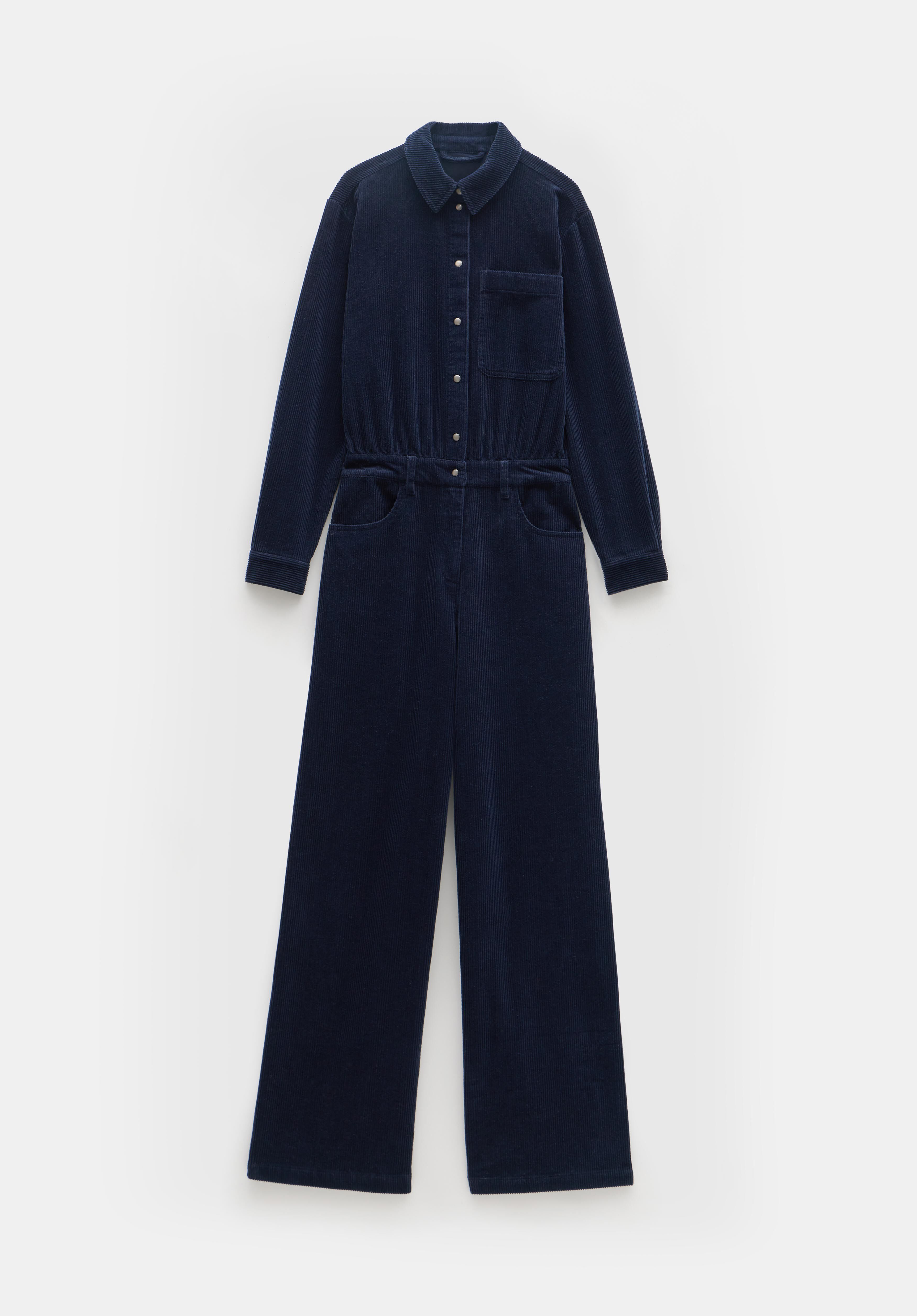 Evelyn Cord Jumpsuit Navy hush