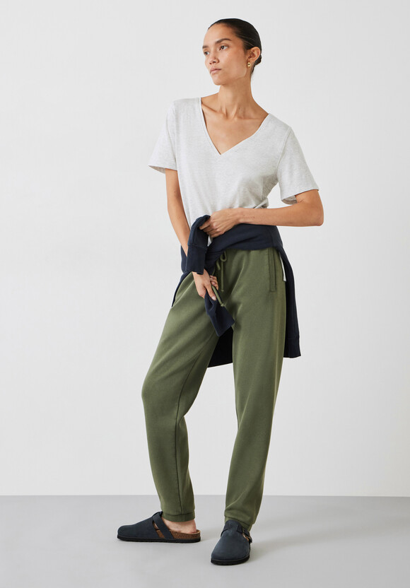 Kali Cotton Slub V-Neck T-Shirt
