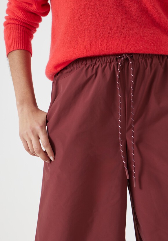 Technical Melissa Wide Leg Cropped Trousers