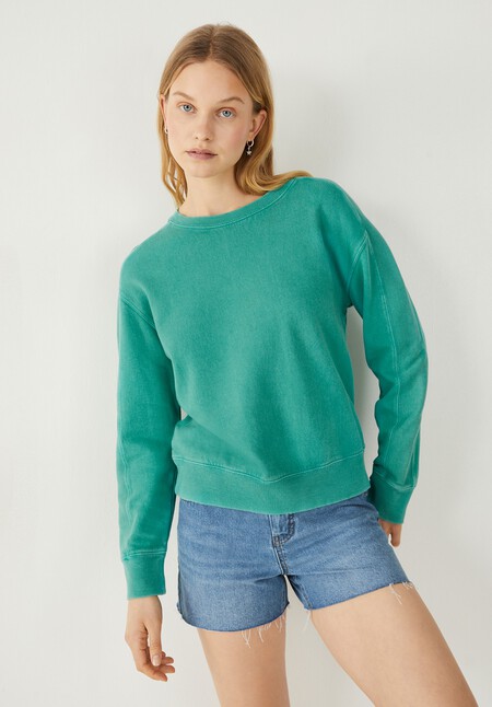 Daisy Ribbed Sweatshirt