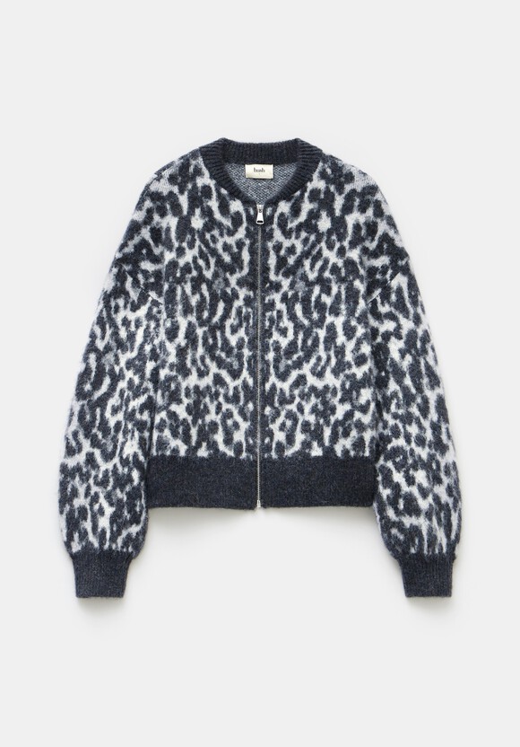 Susie Brushed Animal Bomber Jacket