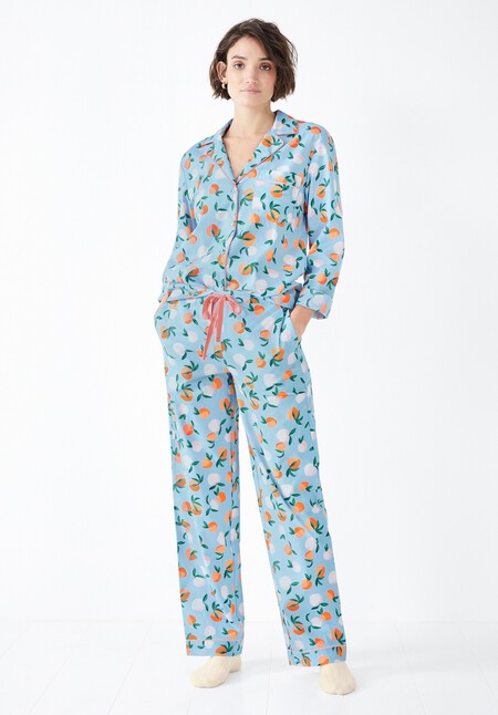Isla Printed Cotton Pyjama Set