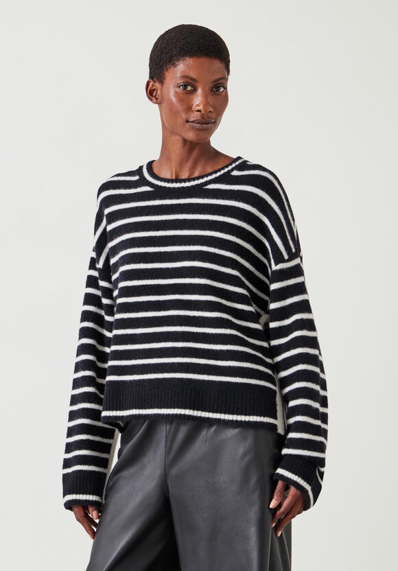Casey Striped Wool Blend Jumper