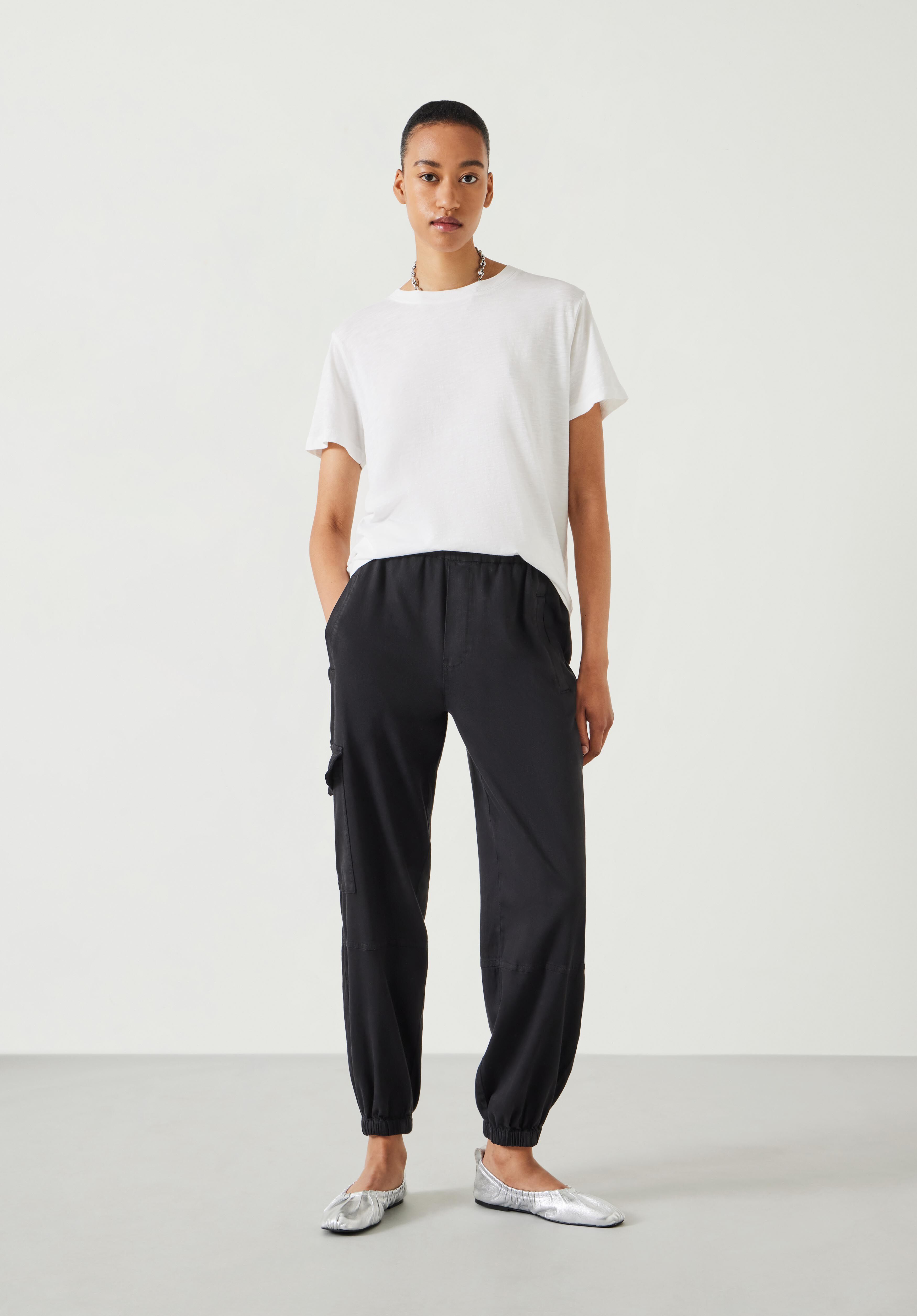Hattie Cotton Slub Crew Neck T Shirt White hush