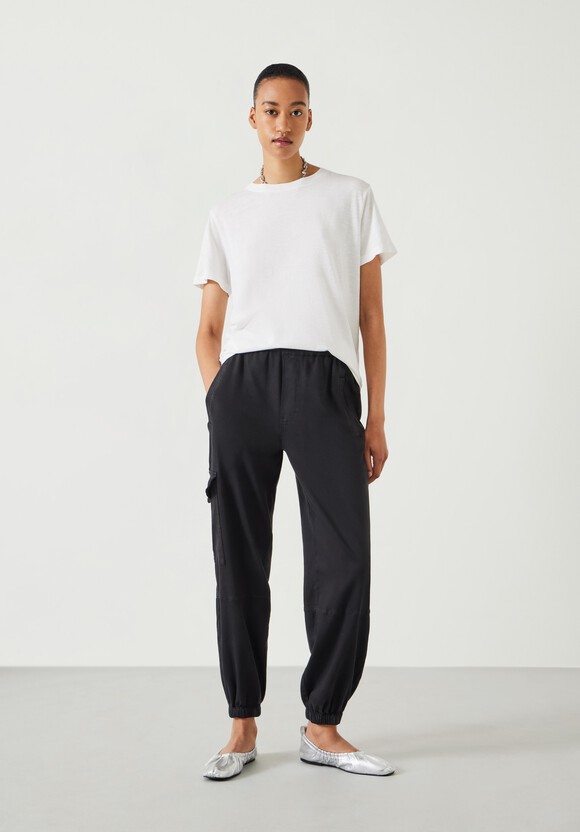 Hattie Cotton Slub Crew Neck T-Shirt