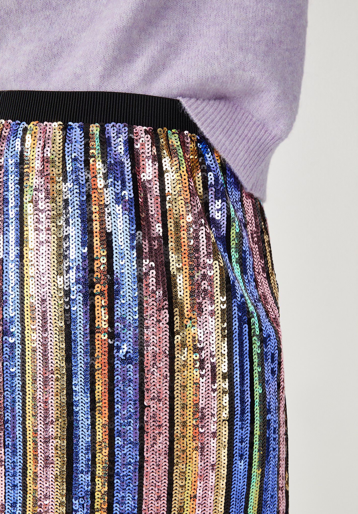 Sequin skirt rainbow discount