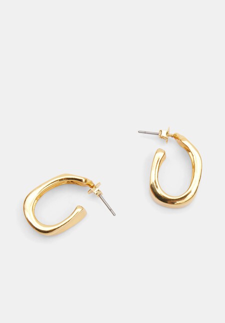 Paloma Angular Hoop Earrings