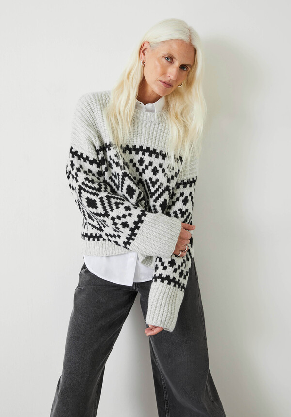 Kellen Fairisle Wool Blend Jumper