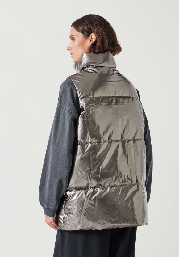 Alice Metallic Puffer Gilet