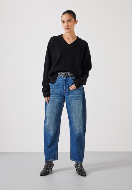 Erica Merino Wool V Neck Jumper