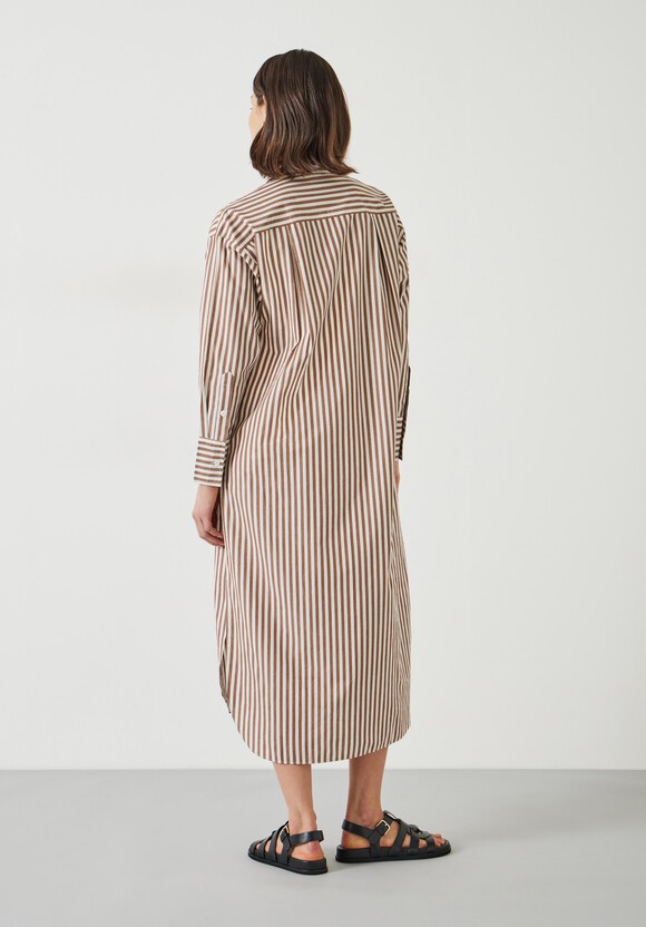 Sahra Midi Stripe Shirt Dress