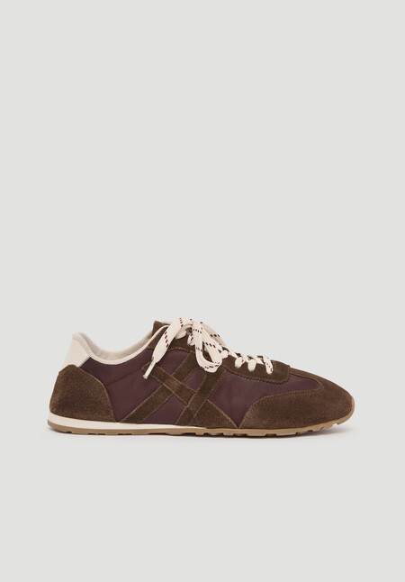 Suede Slimline Retro Trainers