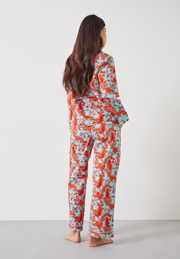 Isla Printed Cotton Pyjama Set