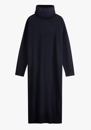 Roll Neck Wool Jumper Dress