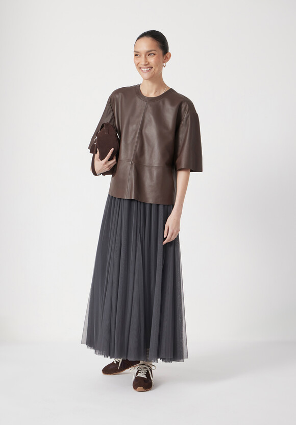 Millie Godet Maxi Skirt