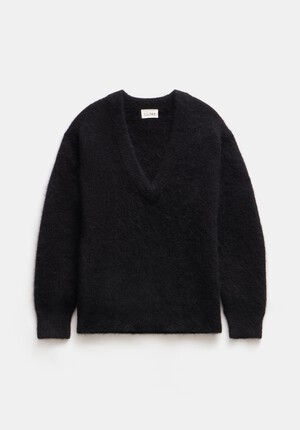 Lacey V Neck Alpaca Blend Jumper