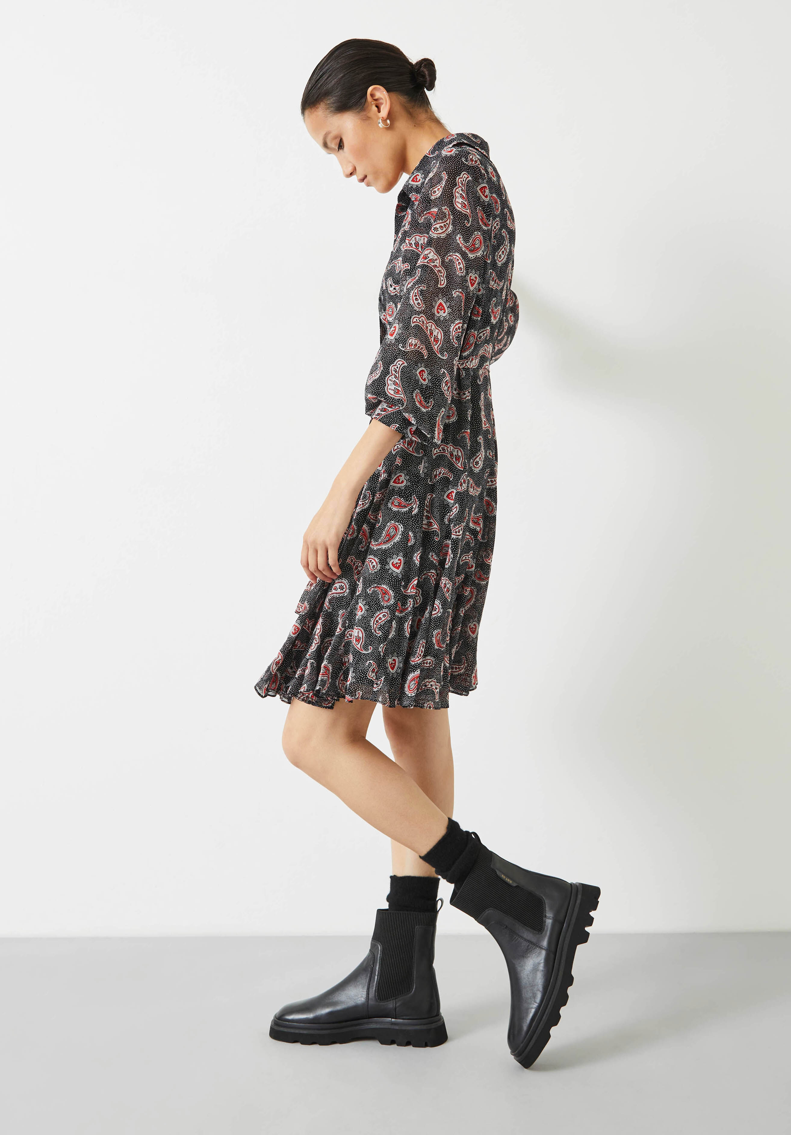 Vanessa Mini Dress Batik Paisley hush