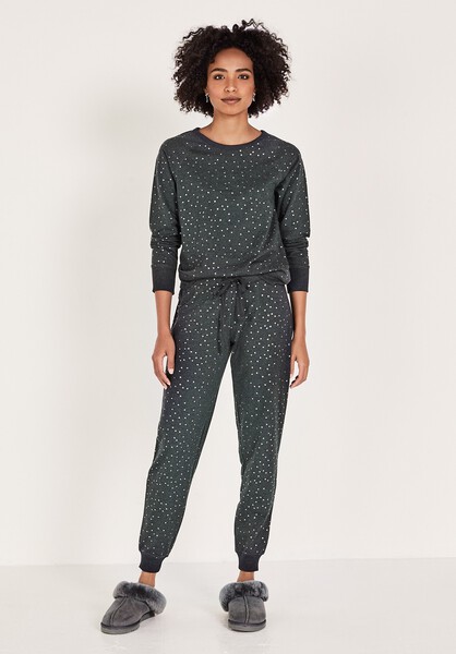 Klara Printed Jersey Pyjama Set