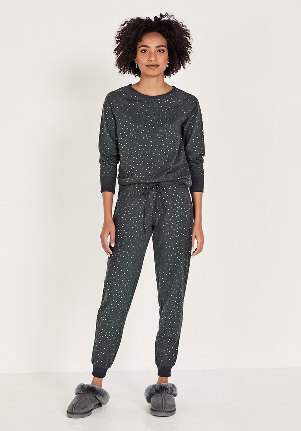 Klara Printed Jersey Pyjama Set