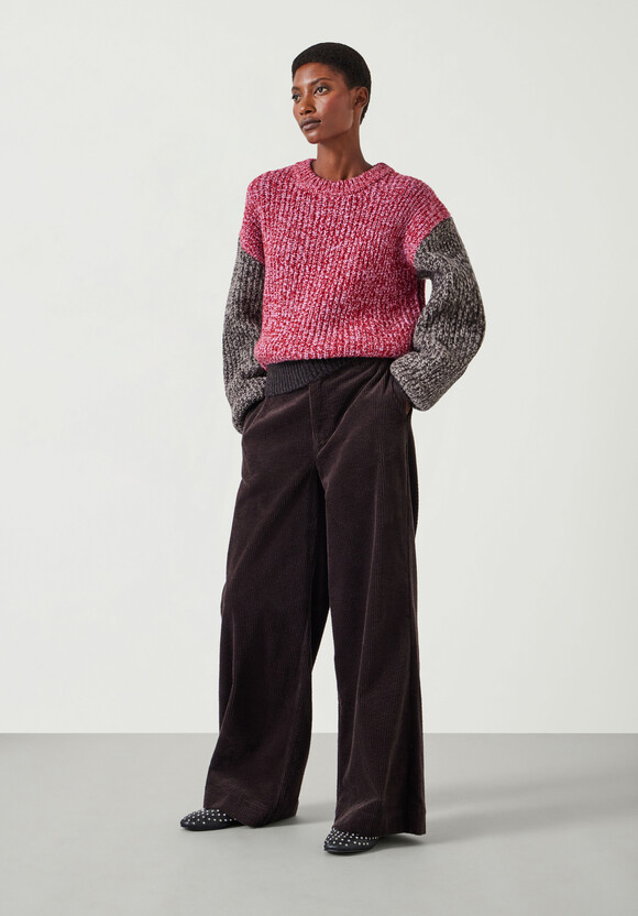 Pippa Wool Blend Colourblock Jumper