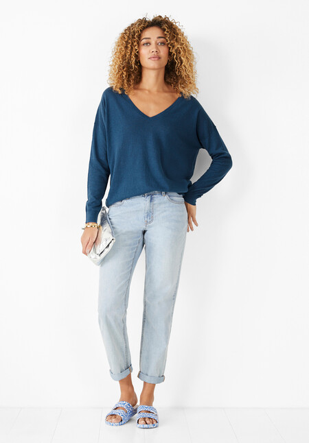 Lowenna Linen Blend Jumper