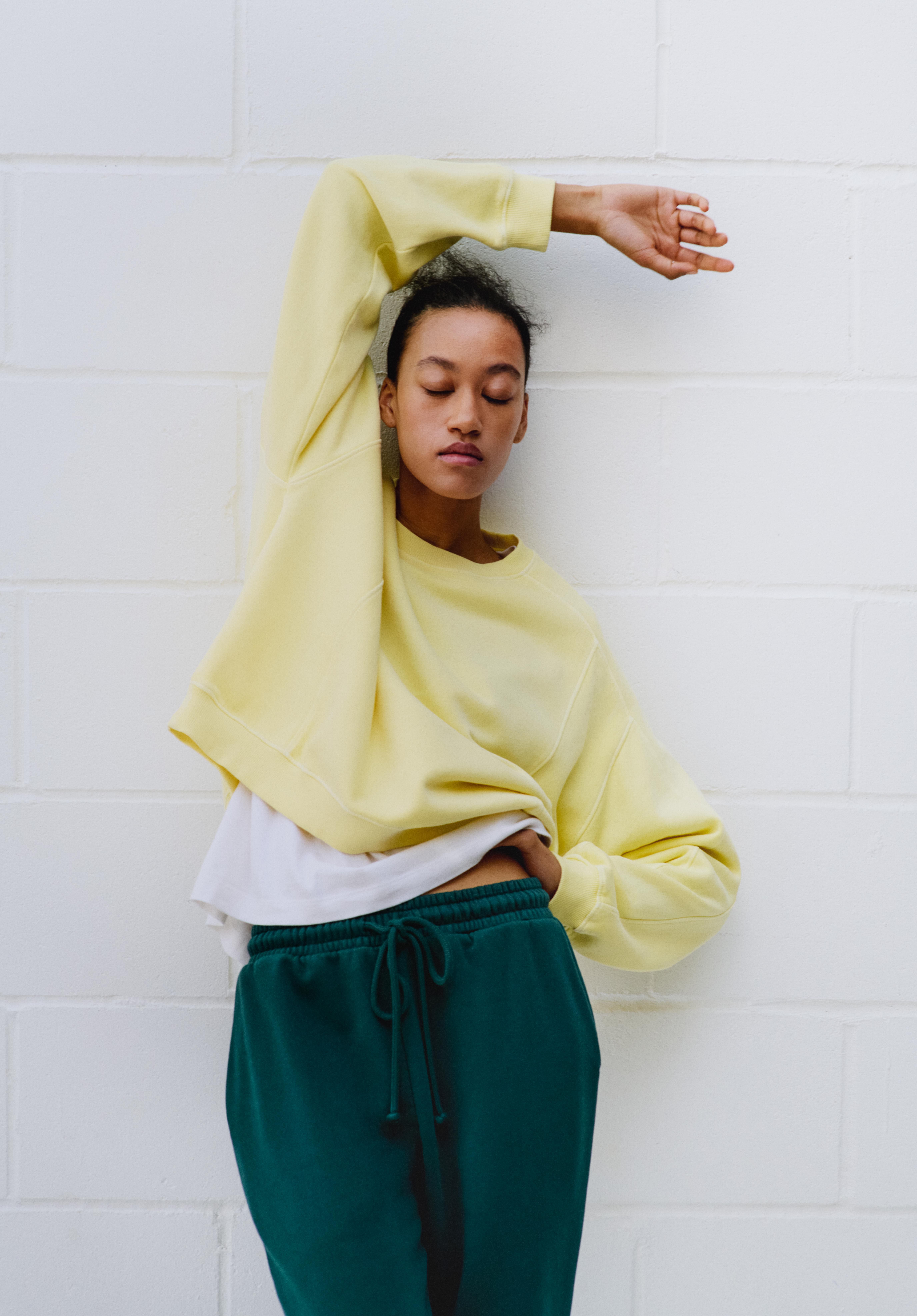 Hush outlet yellow sweatshirt