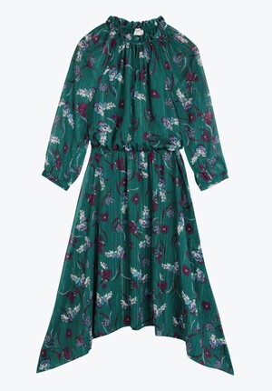 Phoenix Metallic Stripe Dress