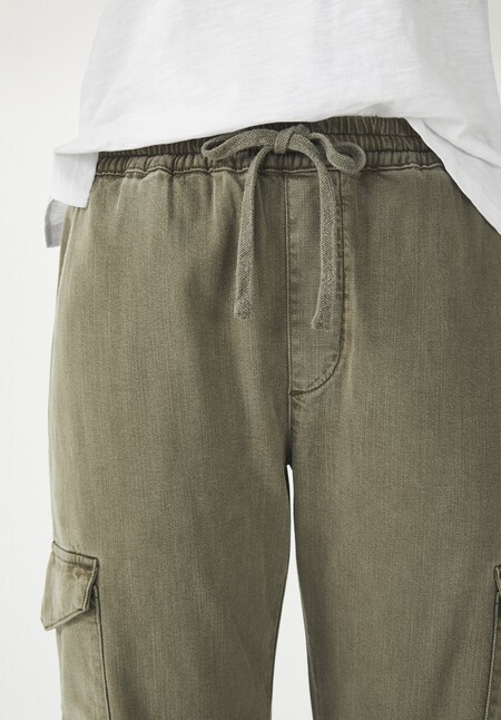 Washed Cargo Trousers
