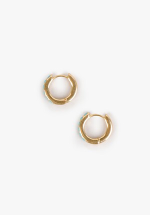 Luz Huggie Hoops