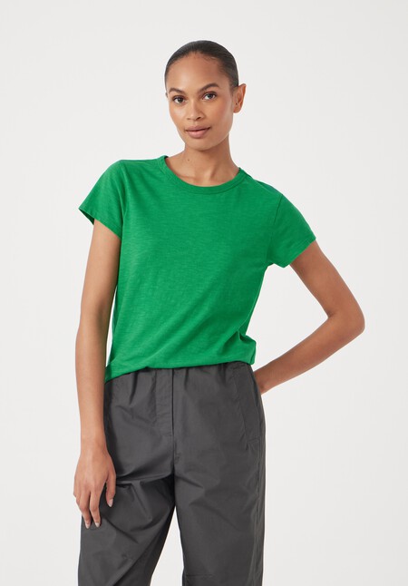 Slim Fit Slub Crew T-Shirt